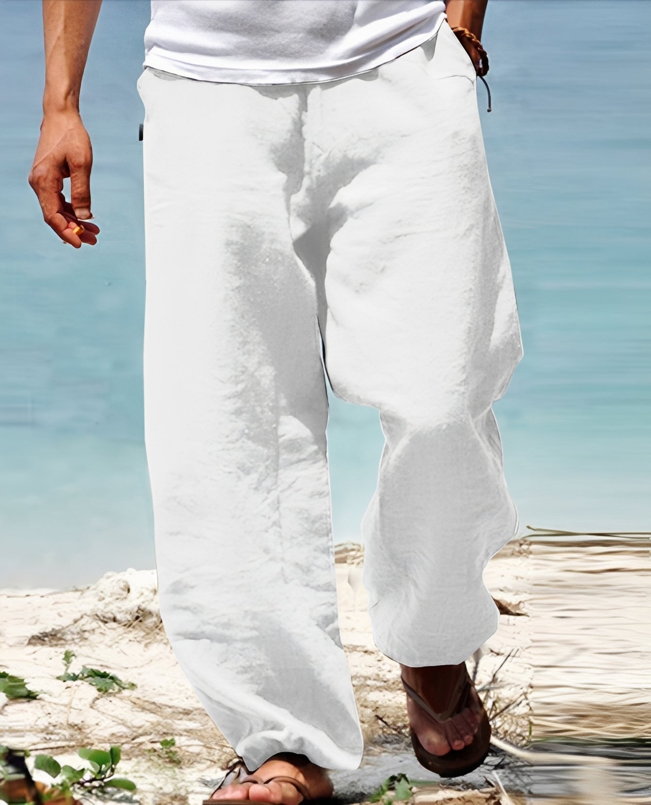 Theo - Pantalon Homme - pour Promenades Ensoleillées à l'Extérieur