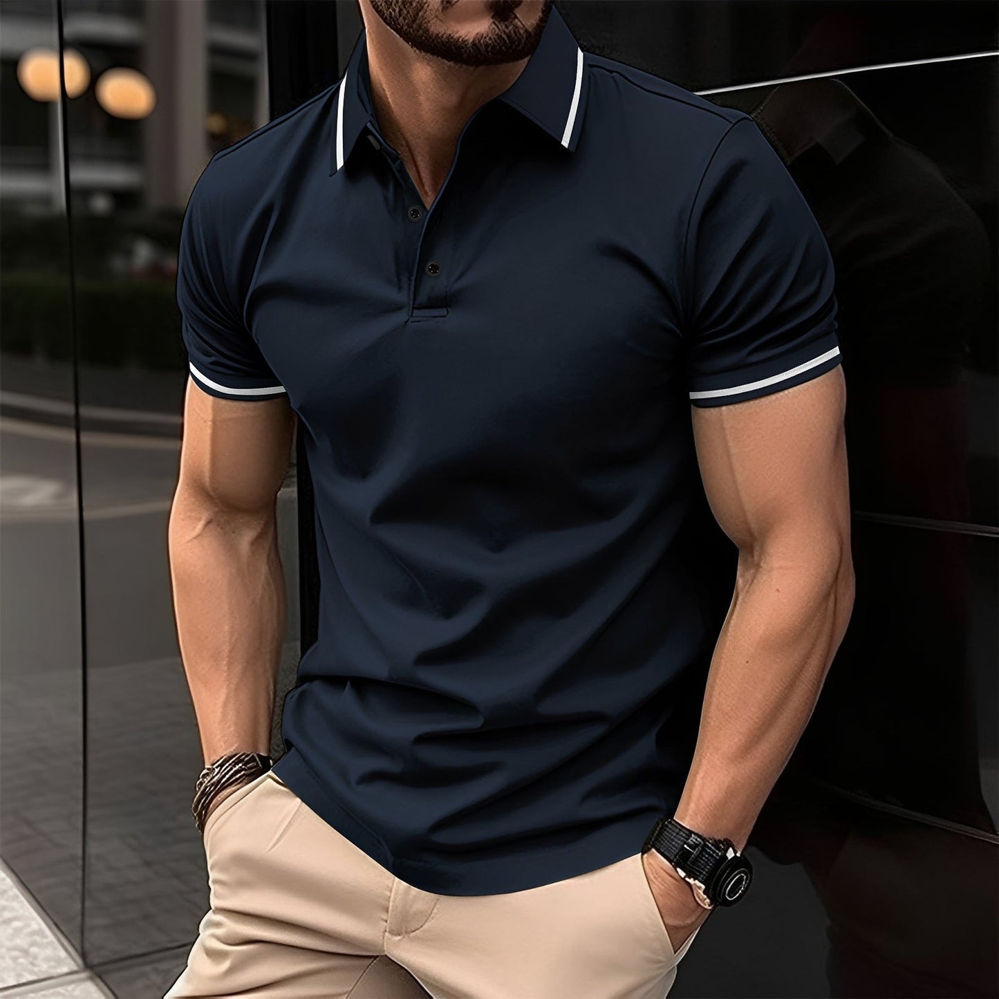 Frank - Polo avec col élégant