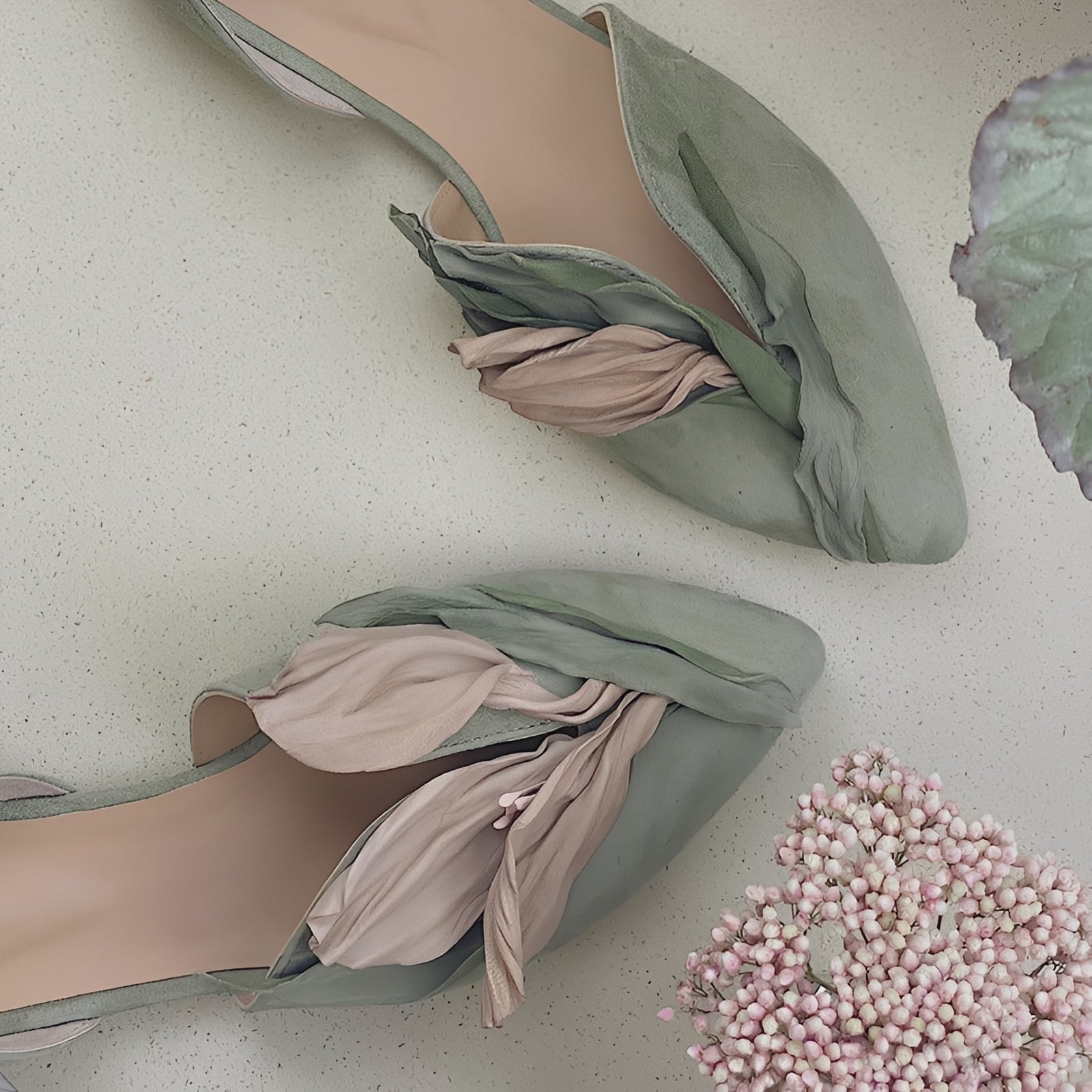 Jennifer - Ballerines modernes pour femmes avec motif floral