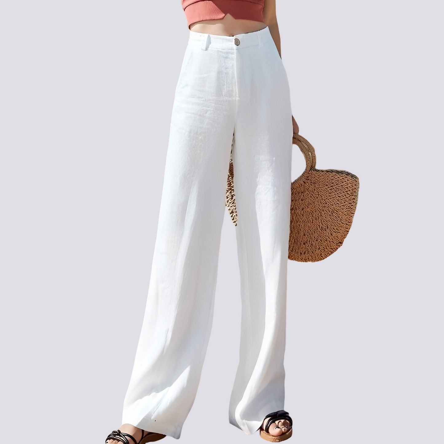 Nellie - Pantalon Évasé et Agréable