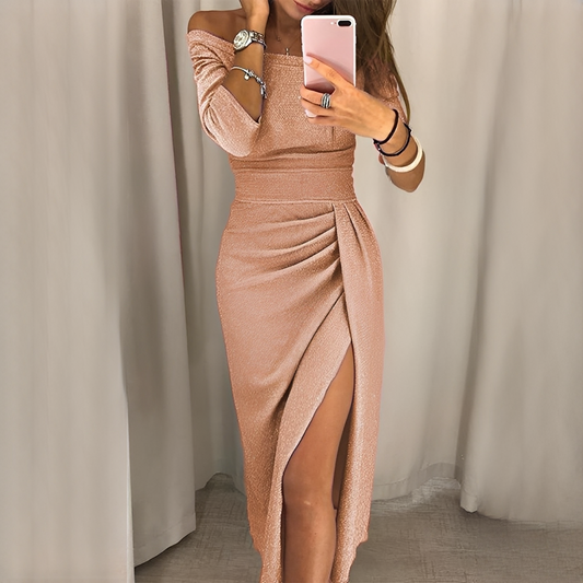 Cristy - Robe chic à épaules dénudées pour femme
