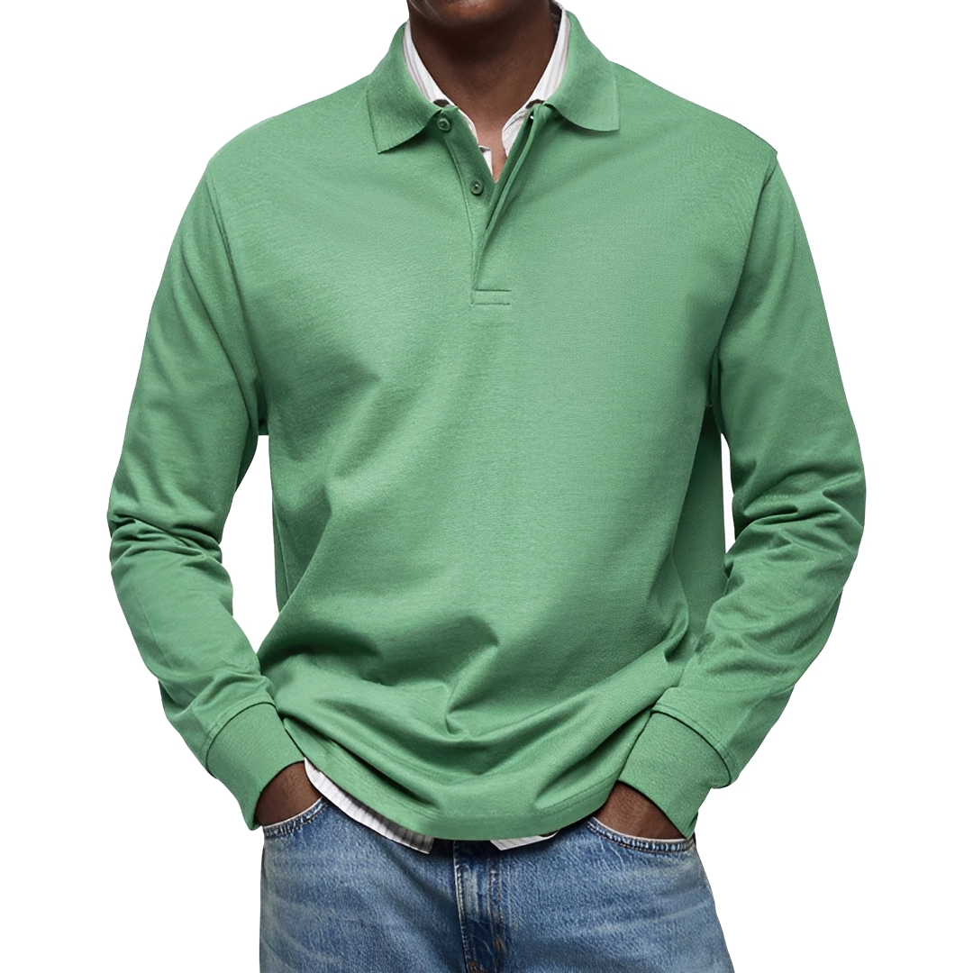 Argus - Polo homme à manches longues