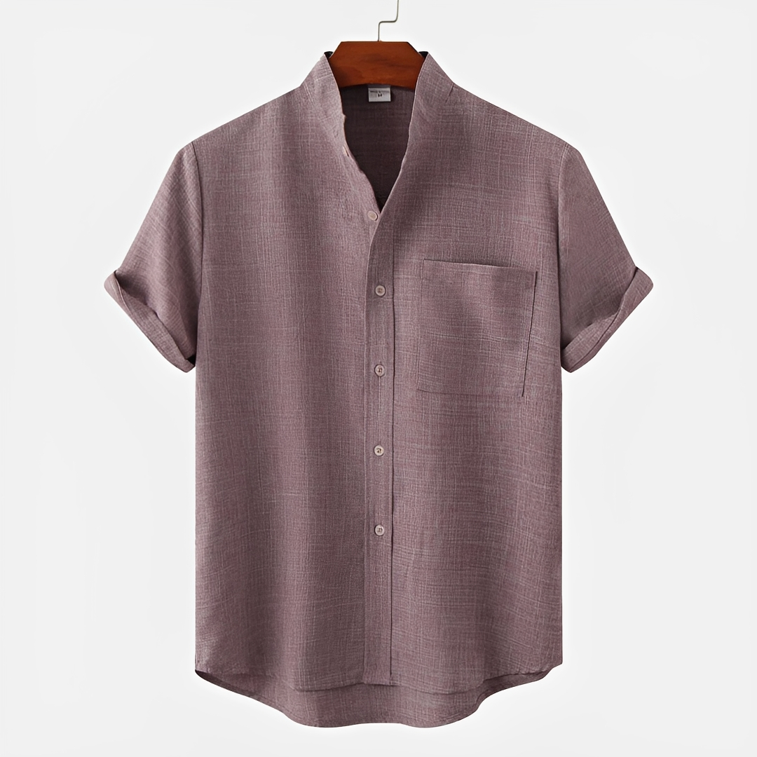 Hayden - Polo uni avec boutons