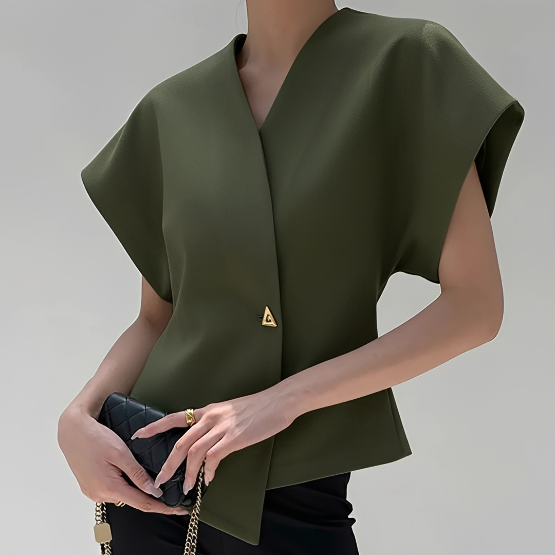 Ariella - Blouse tendance à col en V