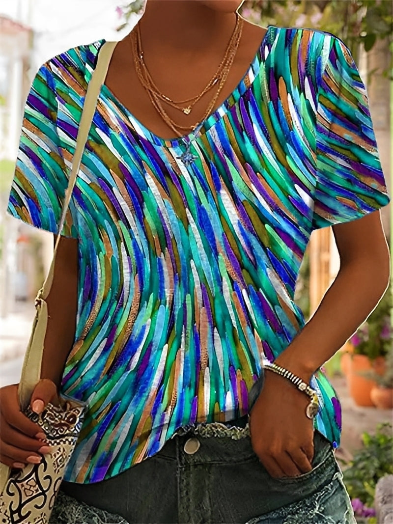 Alice - Chemise chic à motifs