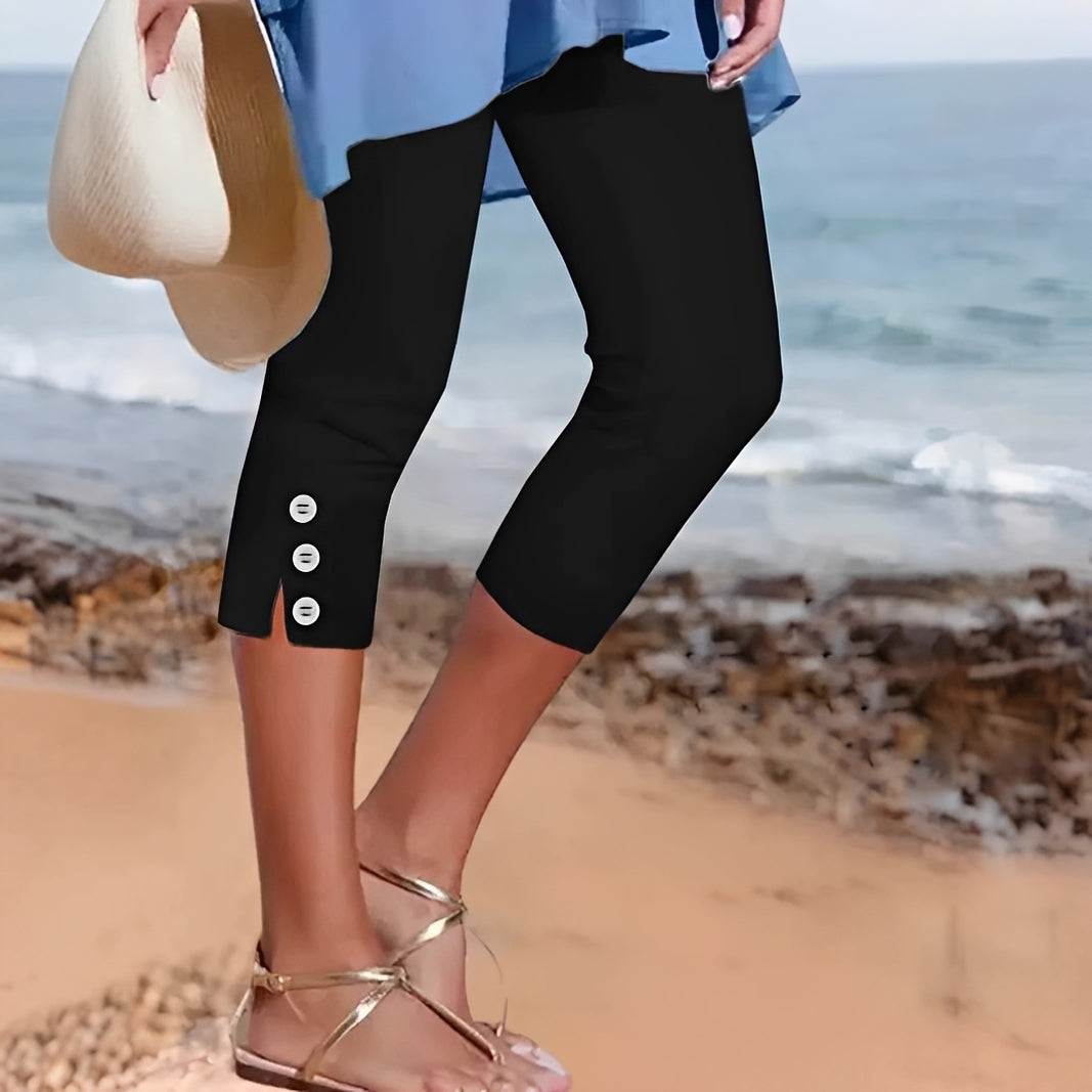 Catrin - Pantalon Court Raffiné