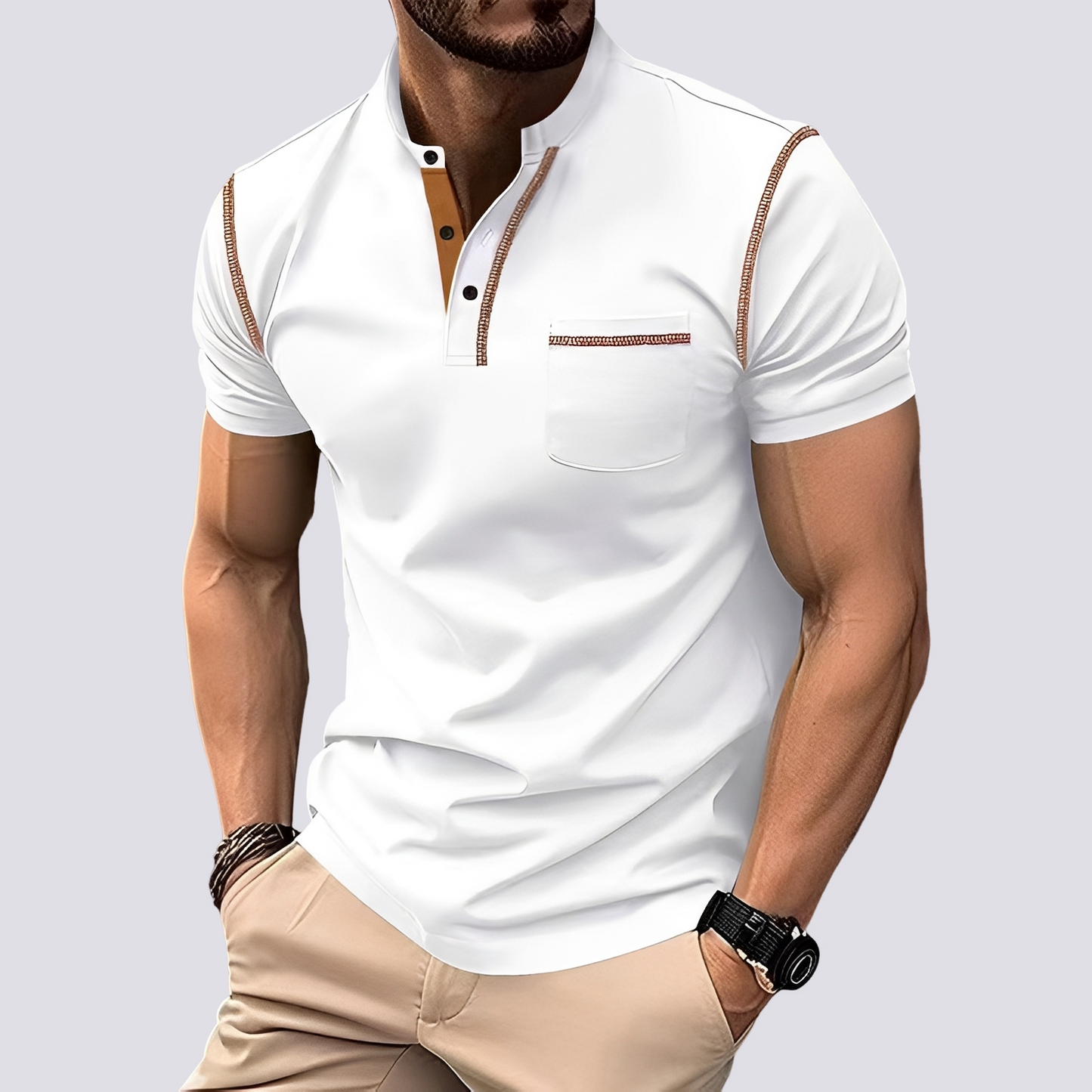 Stefan - Polo élégant et léger pour hommes