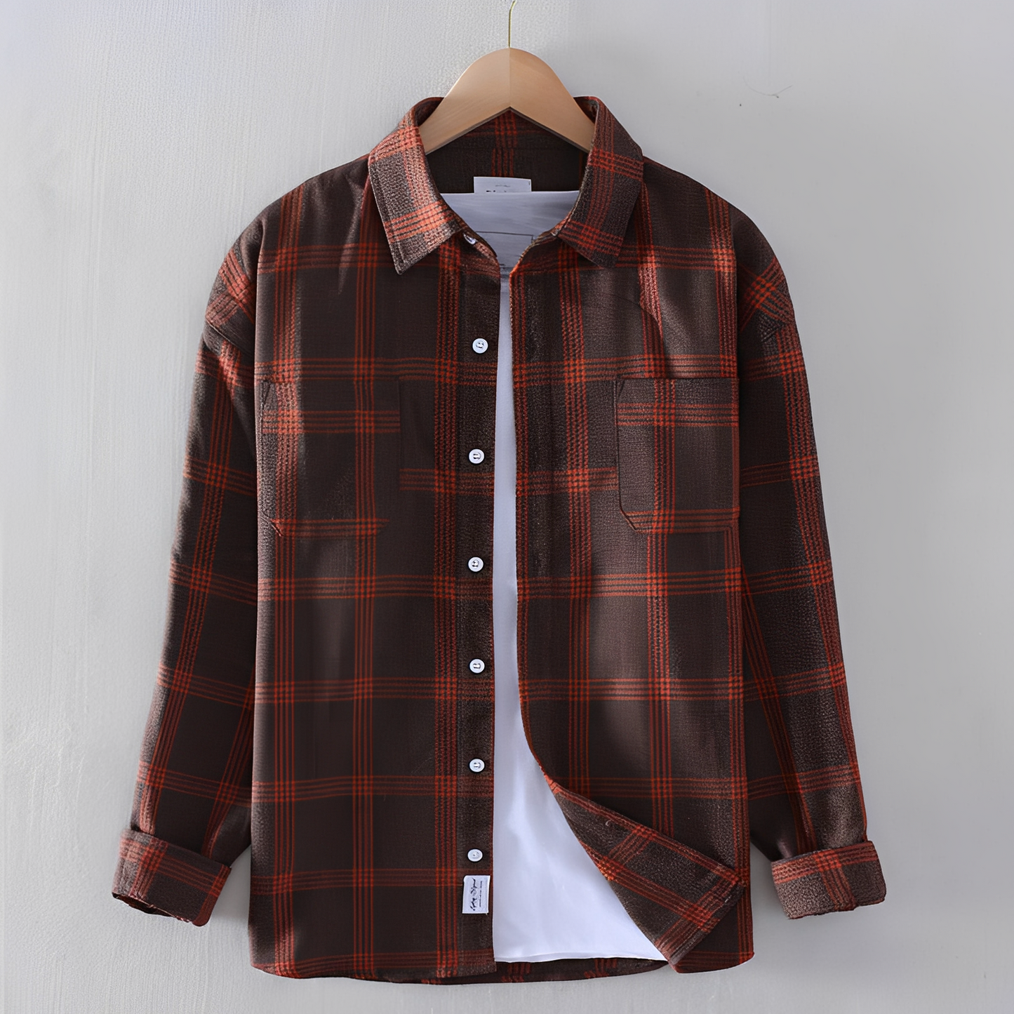 Daniel – Chemise homme à manches longues – style élégant et décontracté