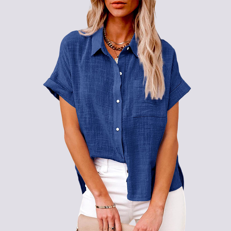 Nicole - Blouse courte avec poche