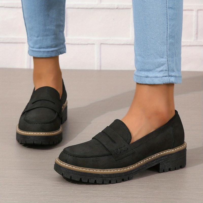 Bethan – Mocassins femme – chic avec semelle épaisse
