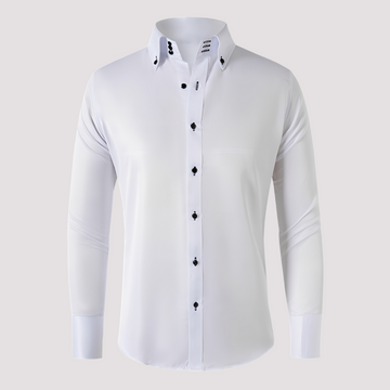 Marco - Chemise homme manches longues, style décontracté