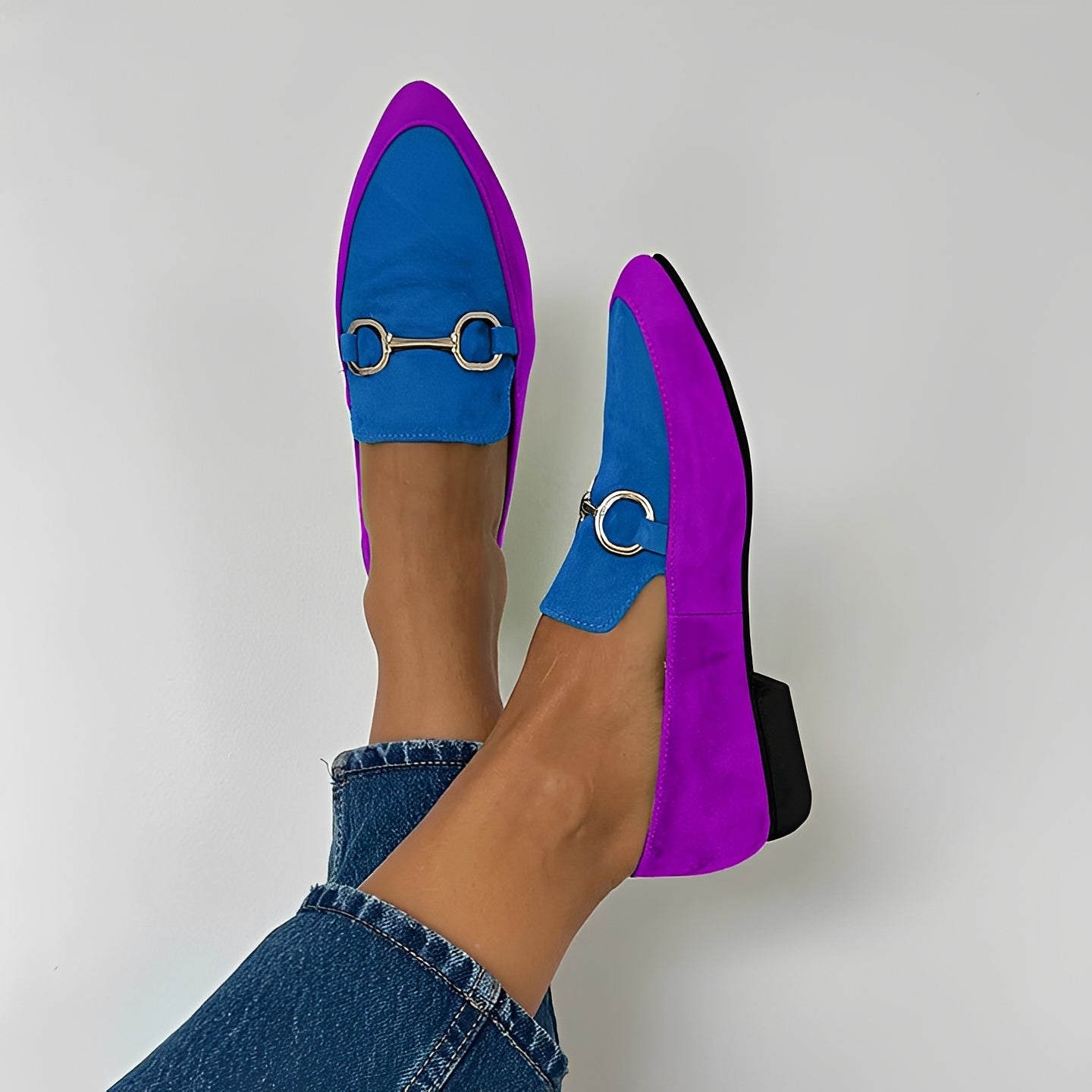 Vinnie - Mocassins Stylés et Colorés à Bout Pointu
