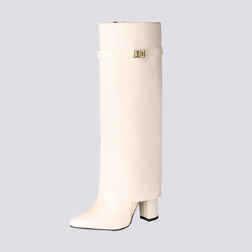 Jacqueline - Bottes Élégantes à Talon Carré