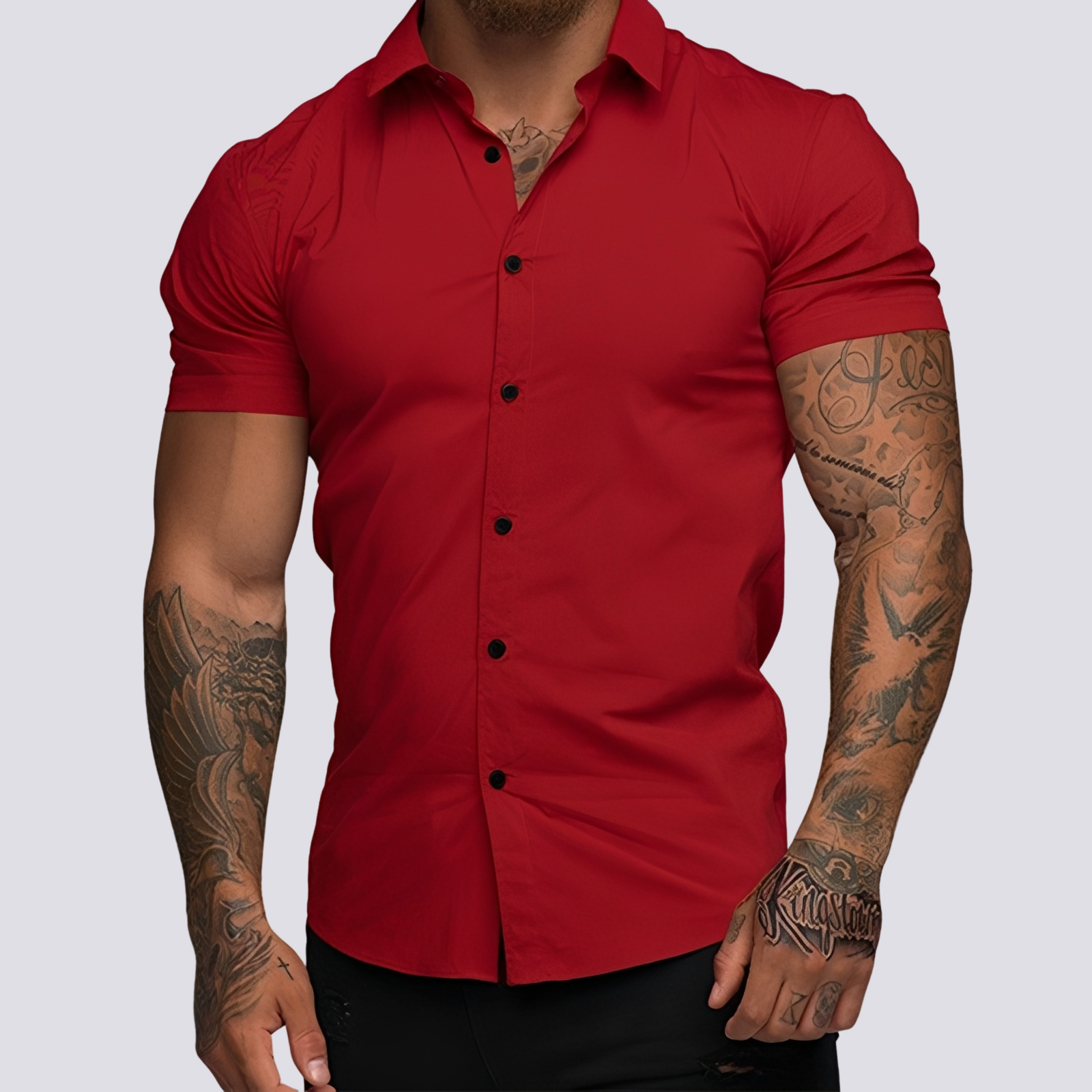 Lukas - Chemise à col réglable