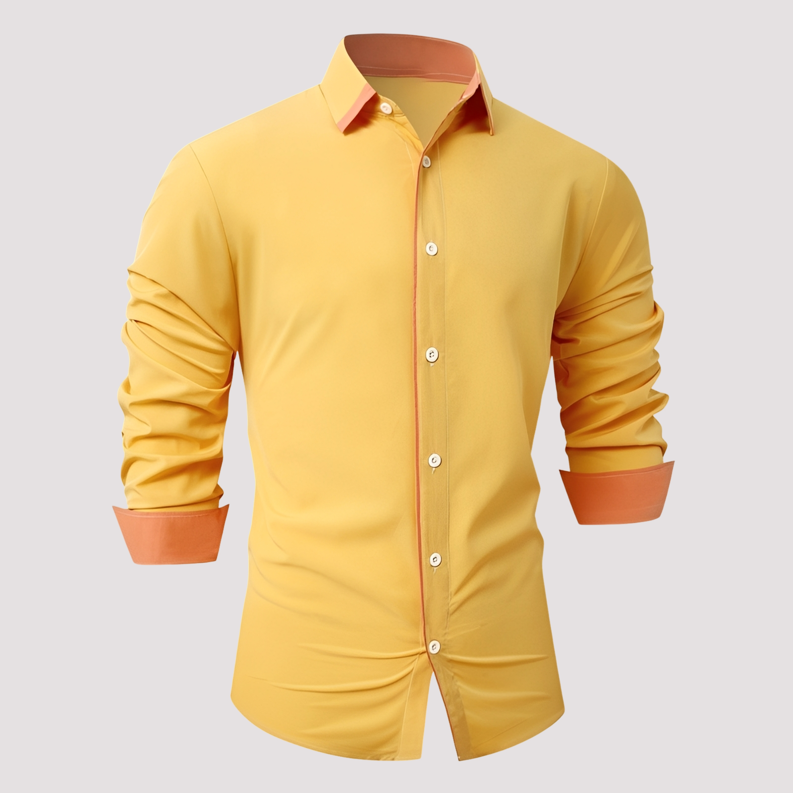 Samuel - Élégante surchemise à manches longues pour hommes