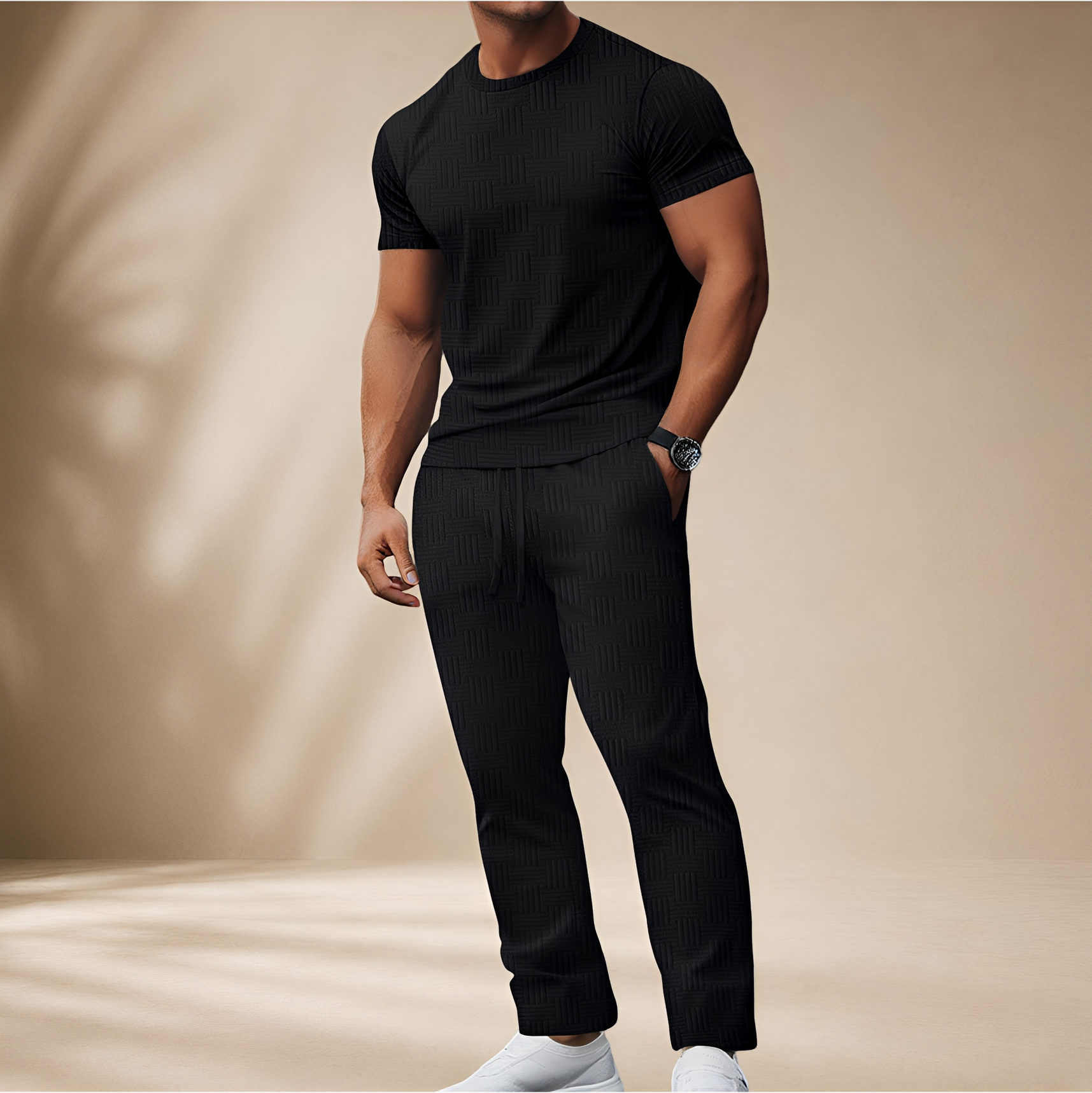 Thomas - Ensemble T-shirt et Pantalon Chic