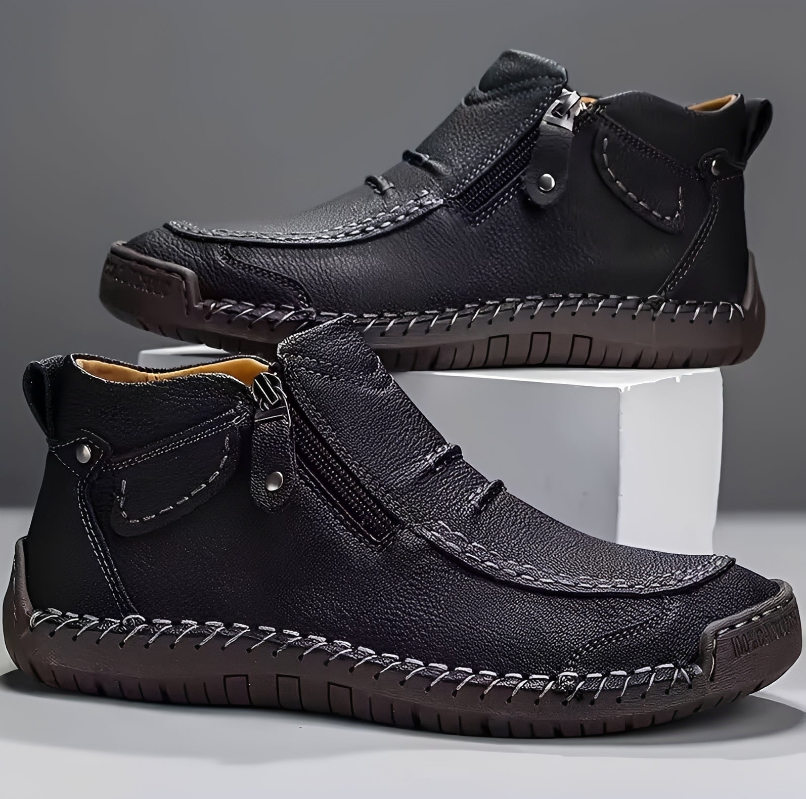 David - Chaussures avec fermeture éclair stylée