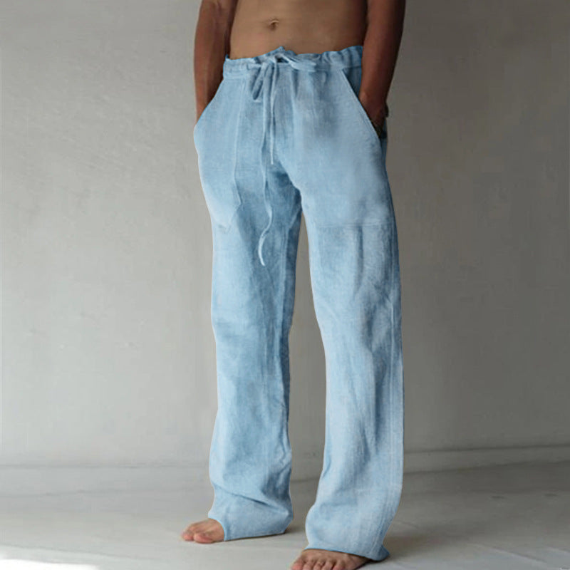 Anton - Pantalon Casual d'Été Uni