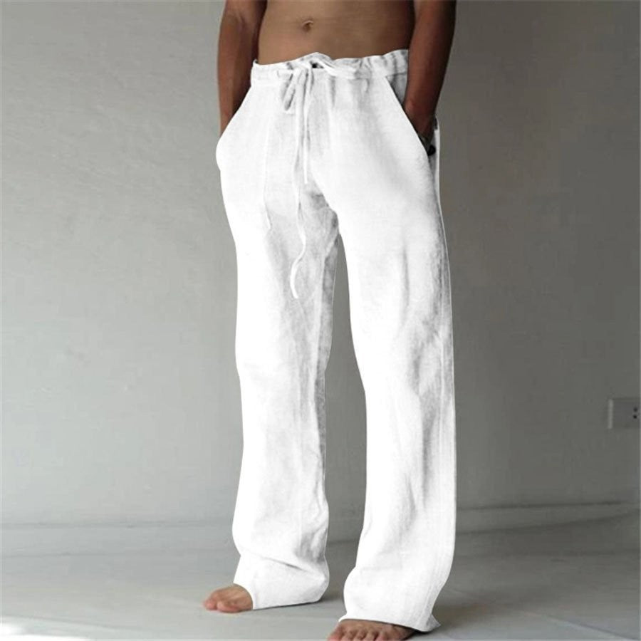 Anton - Pantalon Casual d'Été Uni
