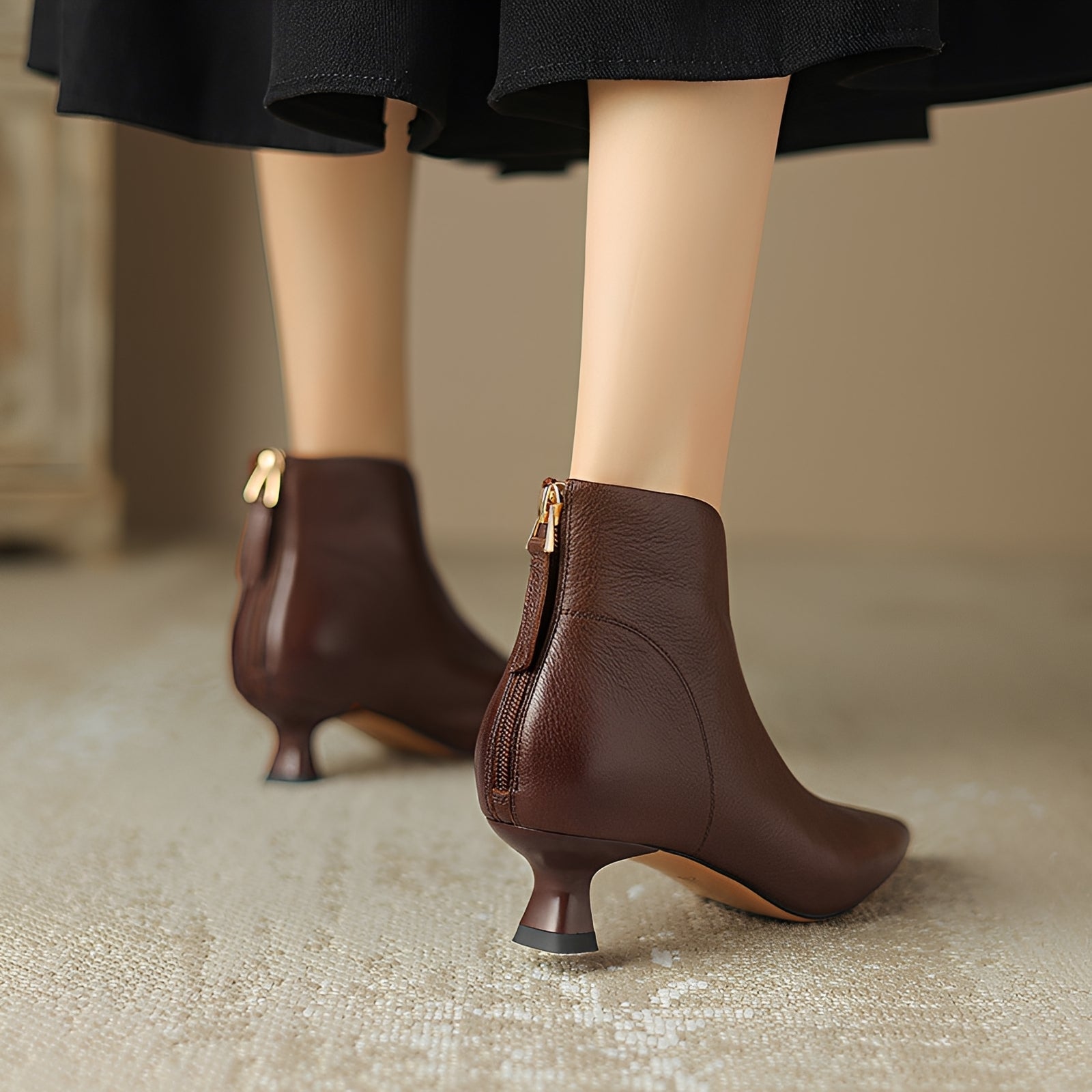 Samira - Bottines Élégantes à Talons