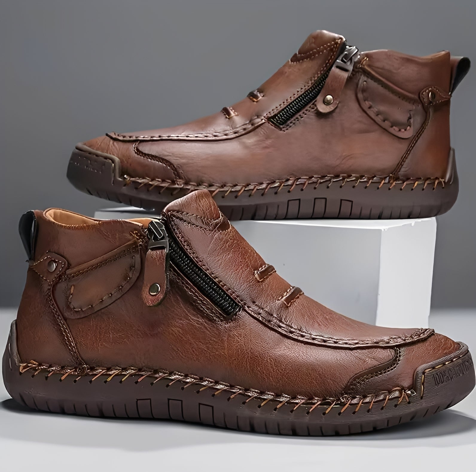 David - Chaussures avec fermeture éclair stylée