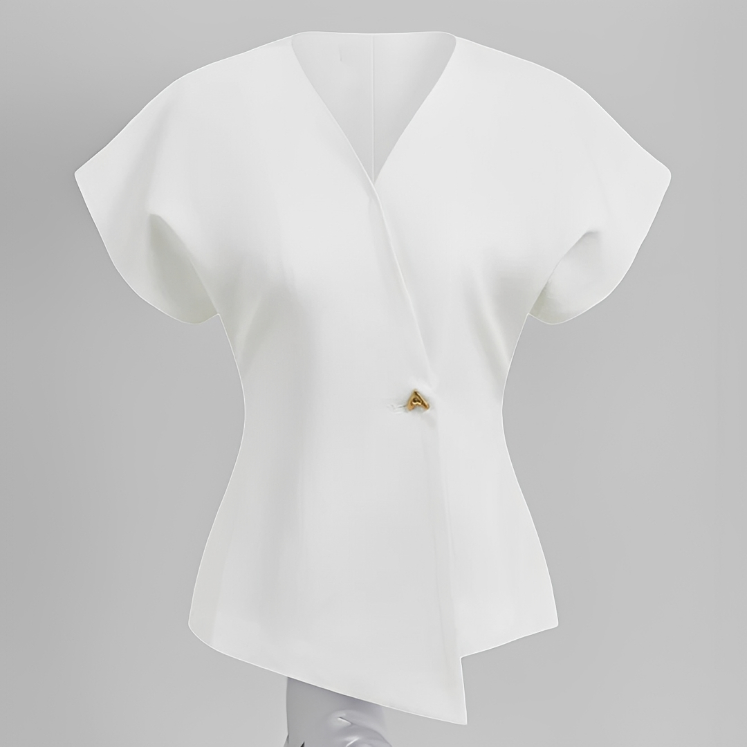 Ariella - Blouse tendance à col en V