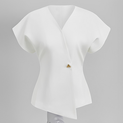 Ariella - Blouse tendance à col en V