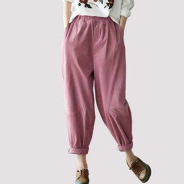 Stella - Pantalon ample et relax avec taille élastique pour femmes