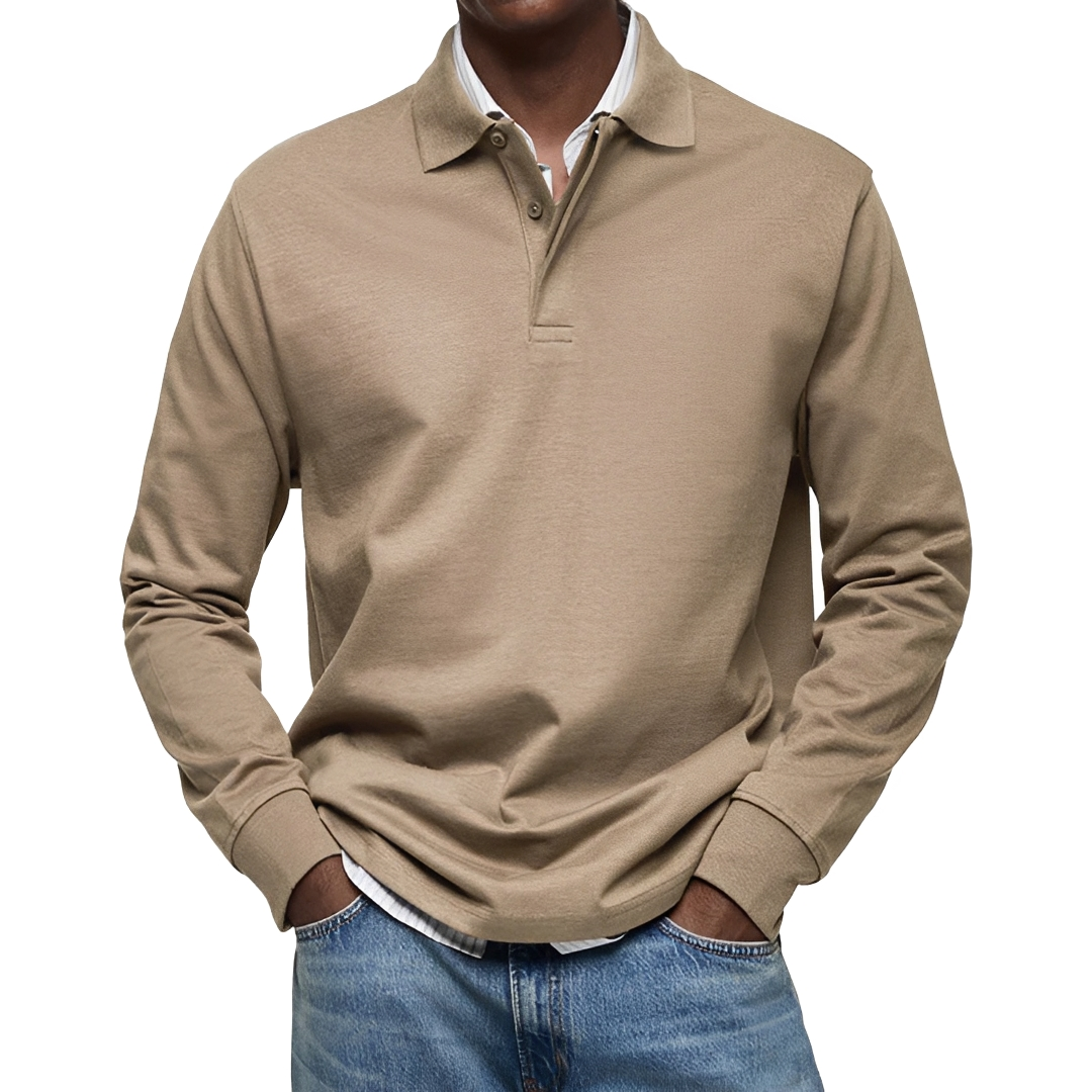 Argus - Polo homme à manches longues