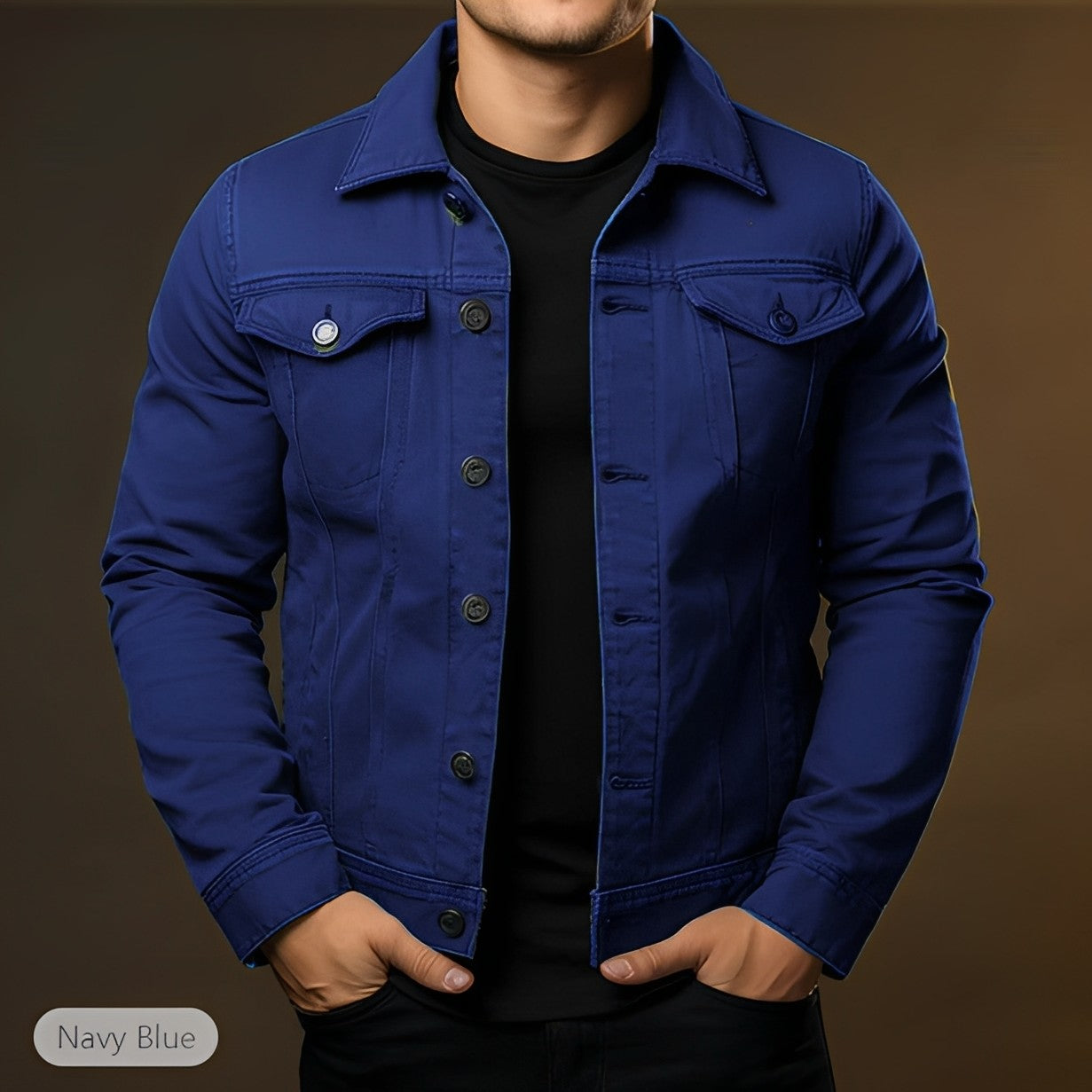 Leroy - Veste en jean moderne pour hommes
