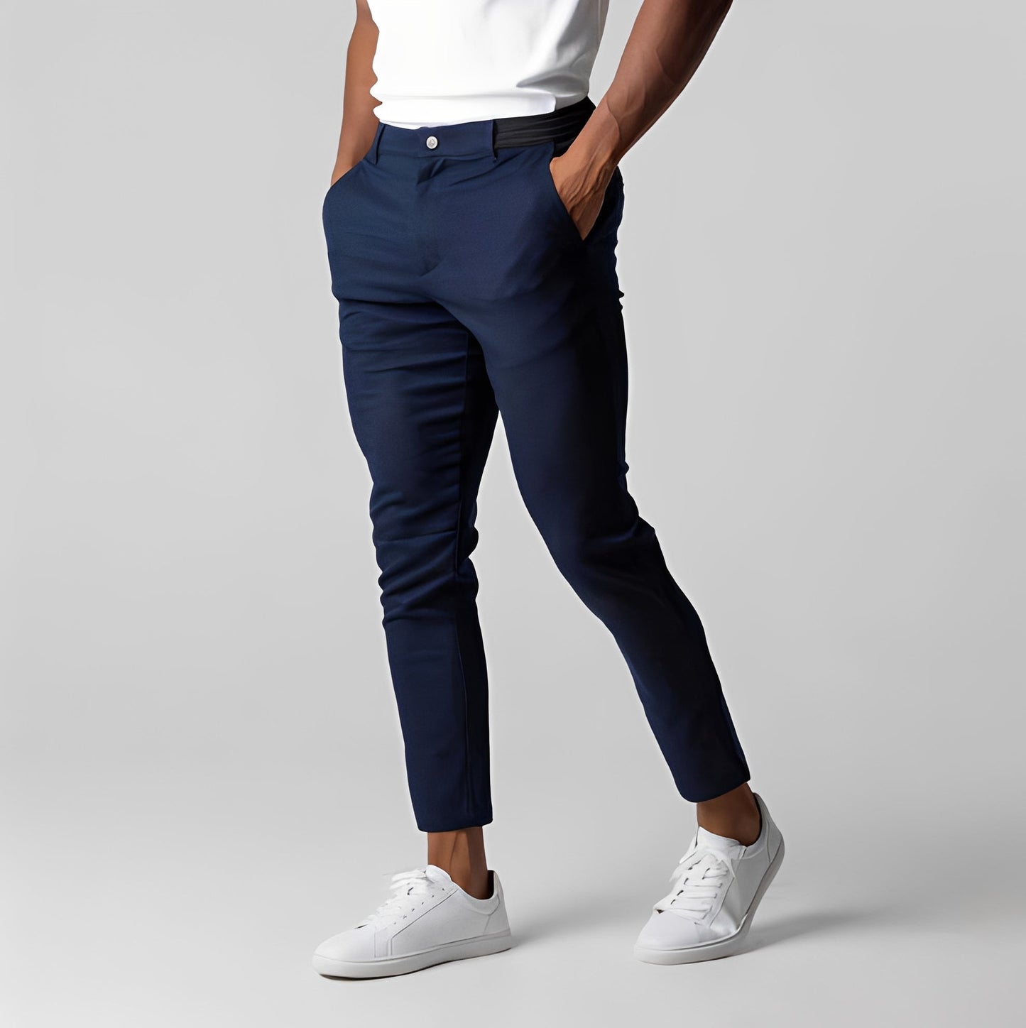 Jack - Pantalon de costume à coupe droite décontractée pour hommes