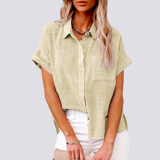 Nicole - Blouse courte avec poche