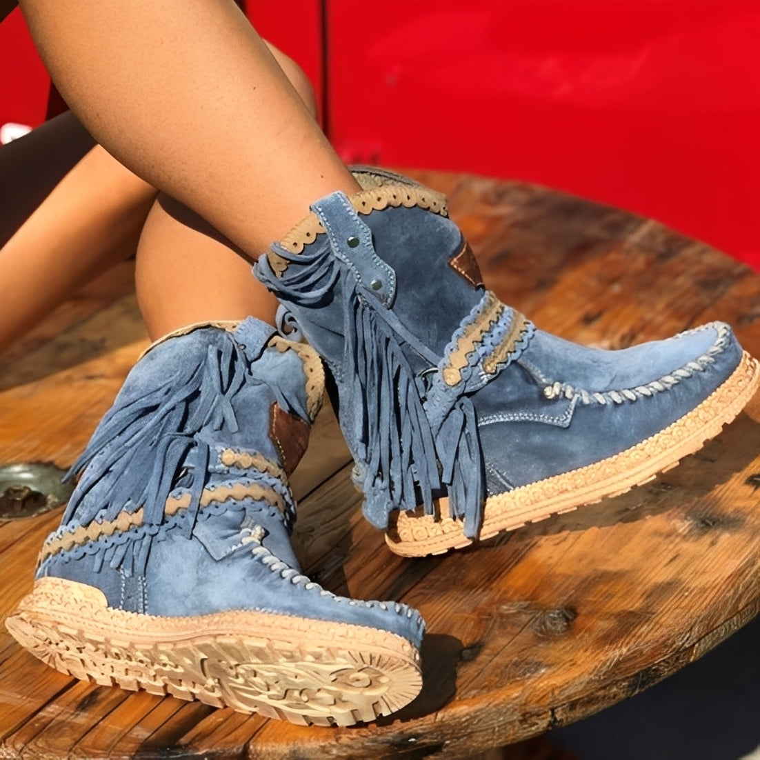 Brianna - Bottines Élégantes de Style Bohème