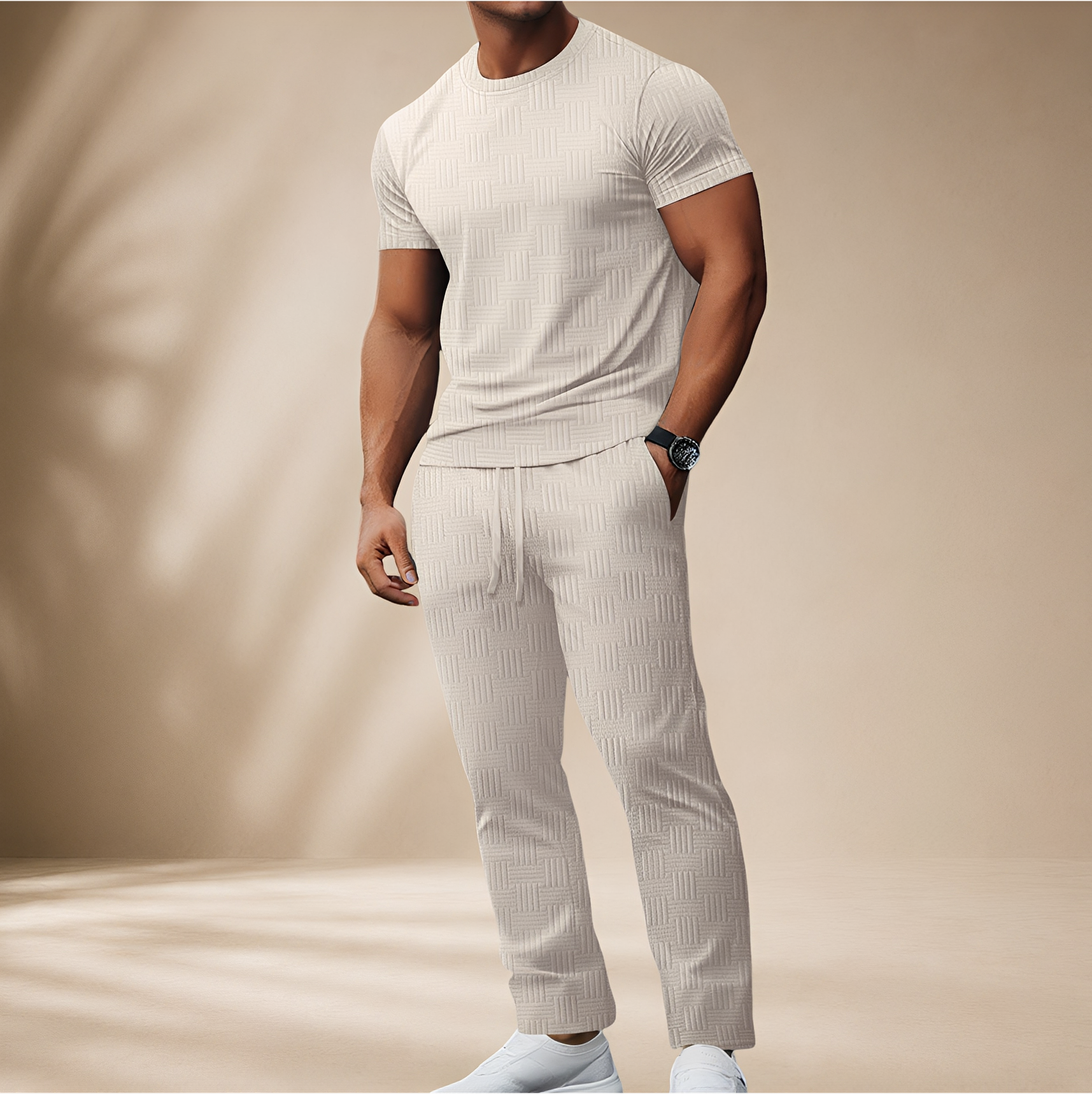 Thomas - Ensemble T-shirt et Pantalon Chic