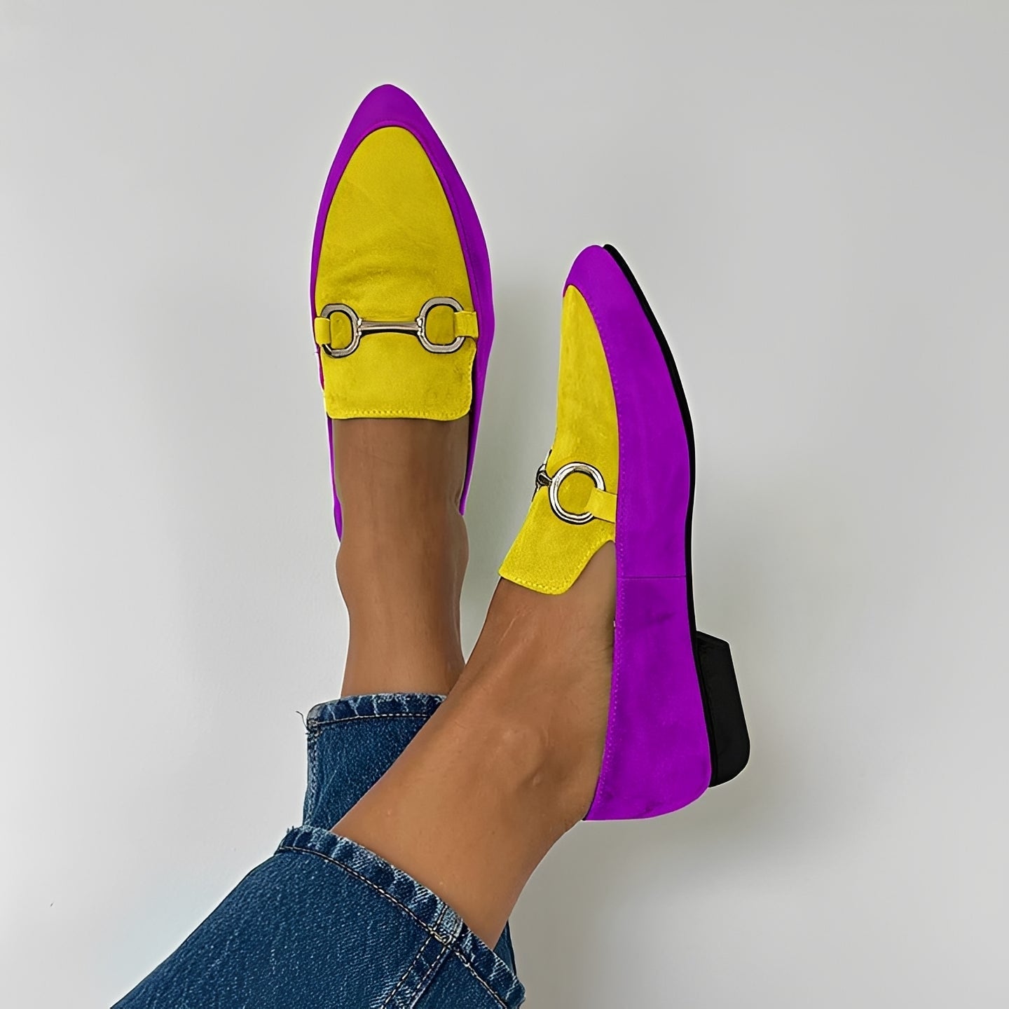 Vinnie - Mocassins Stylés et Colorés à Bout Pointu