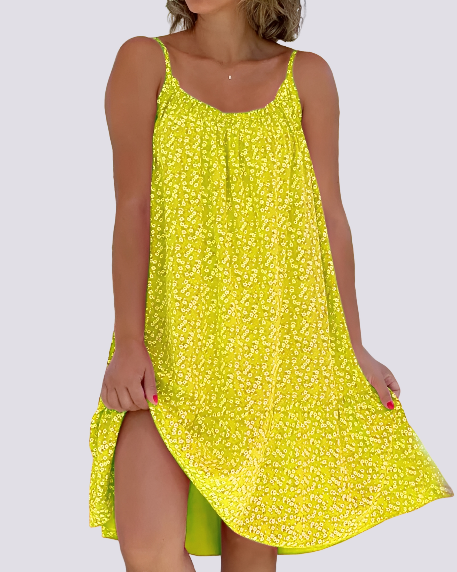 Alannah - Robe Mini à Fleurs Élégante