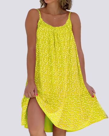Alannah - Robe Mini à Fleurs Élégante