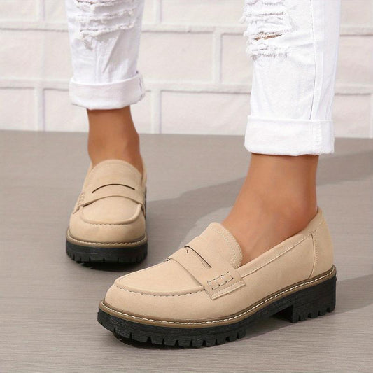 Bethan – Mocassins femme – chic avec semelle épaisse