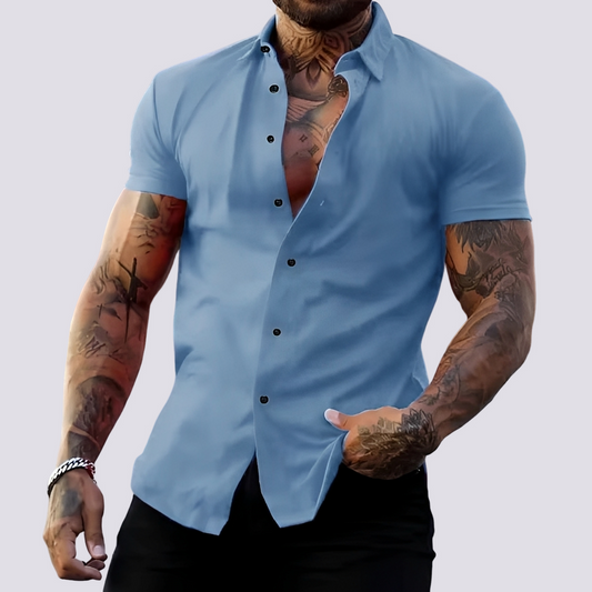 Lukas - Chemise à col réglable