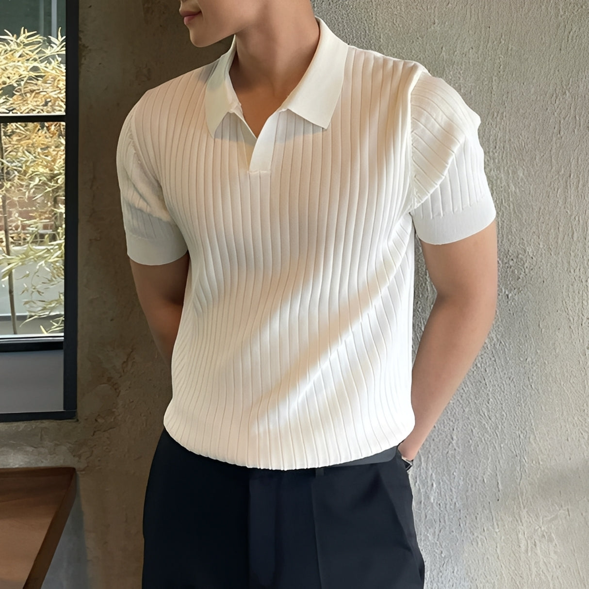 Melvin - Polo homme à manches courtes avec style décontracté