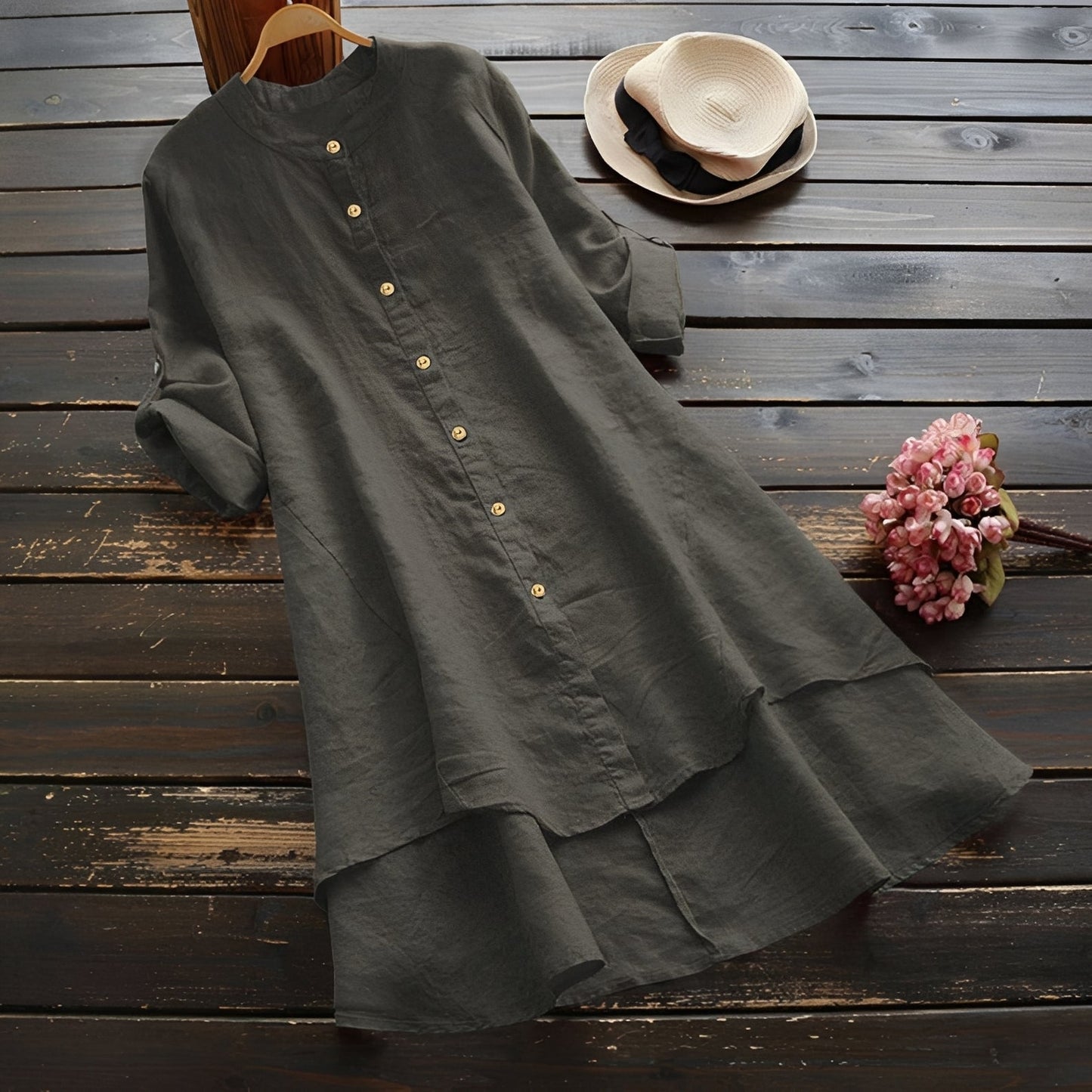 Mildred - Robe Chic avec Fermetures