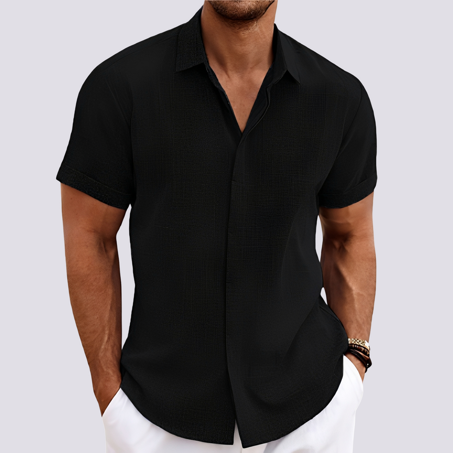 Jamie – Chemise pour homme – confortable et décontractée