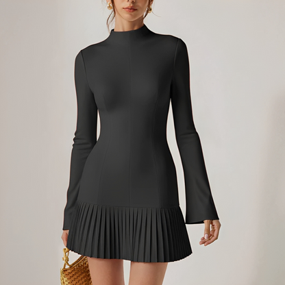 Elva - Robe Mini Plissée Élégante
