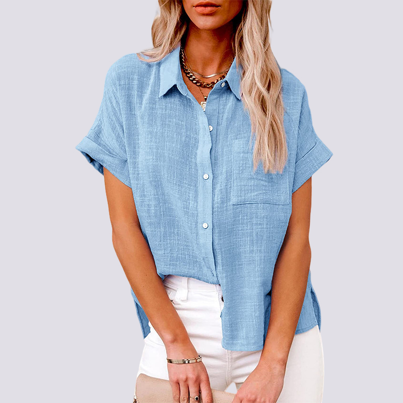Nicole - Blouse courte avec poche