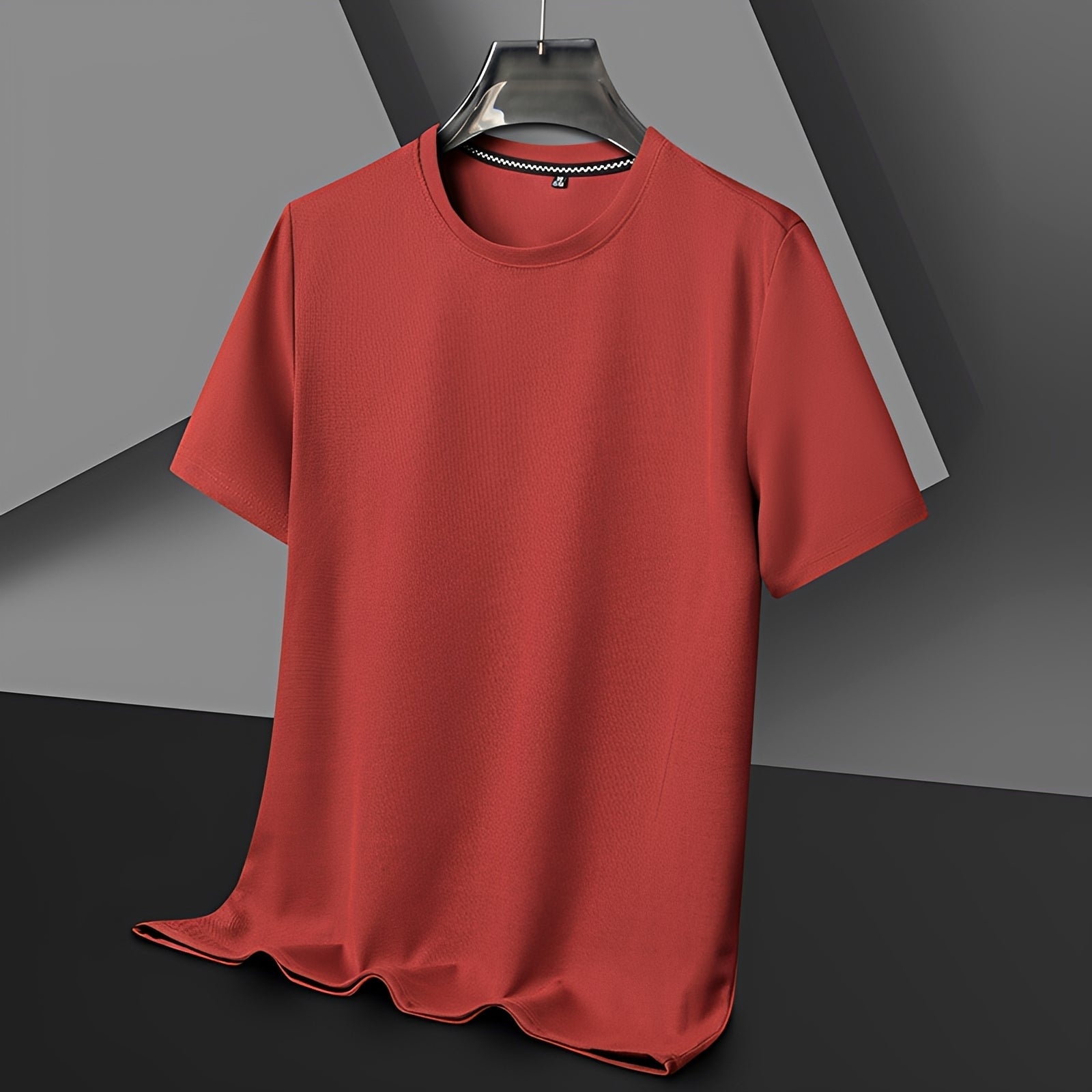 Jed - T-Shirt Texturé Décontracté
