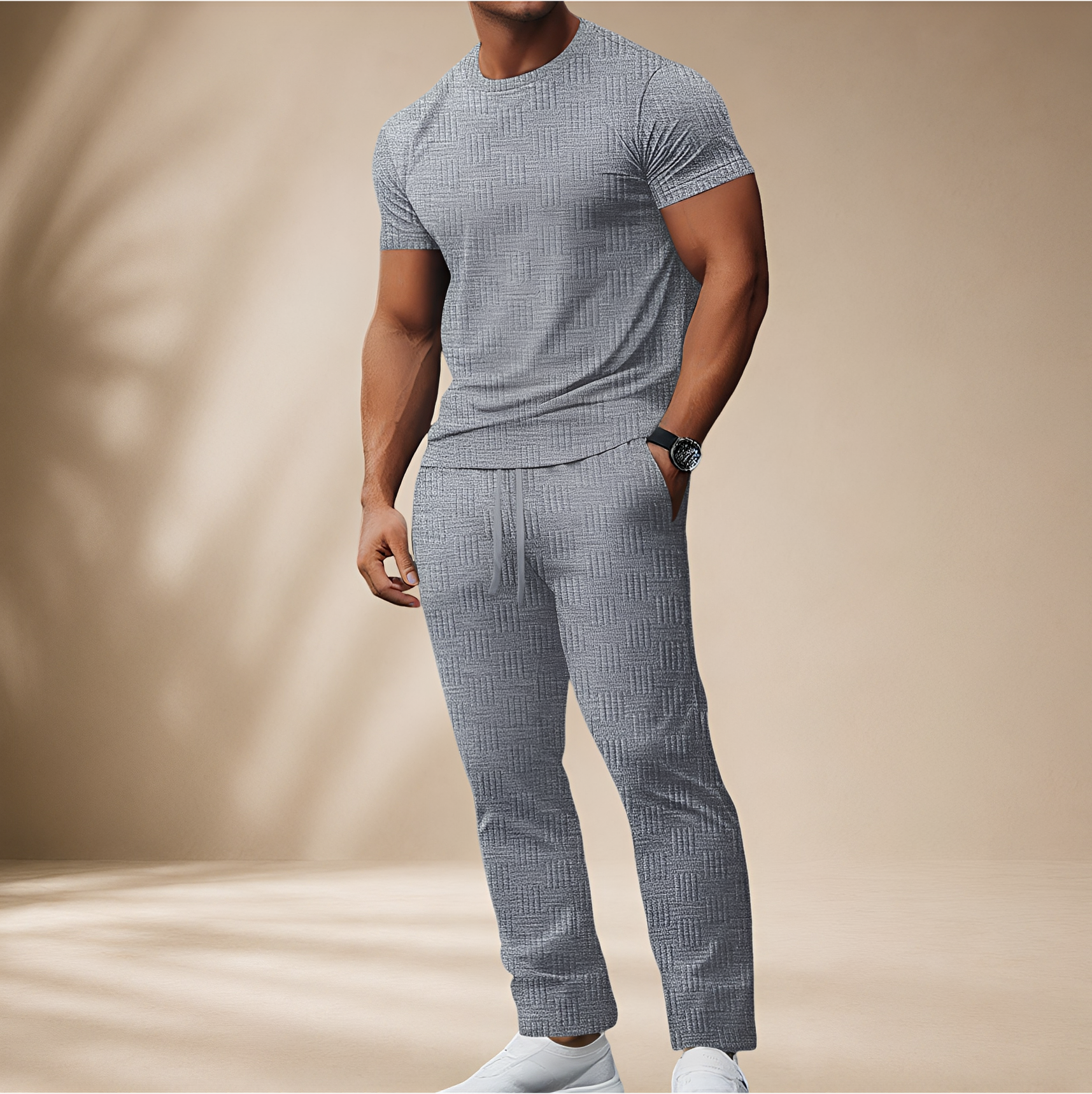 Thomas - Ensemble T-shirt et Pantalon Chic