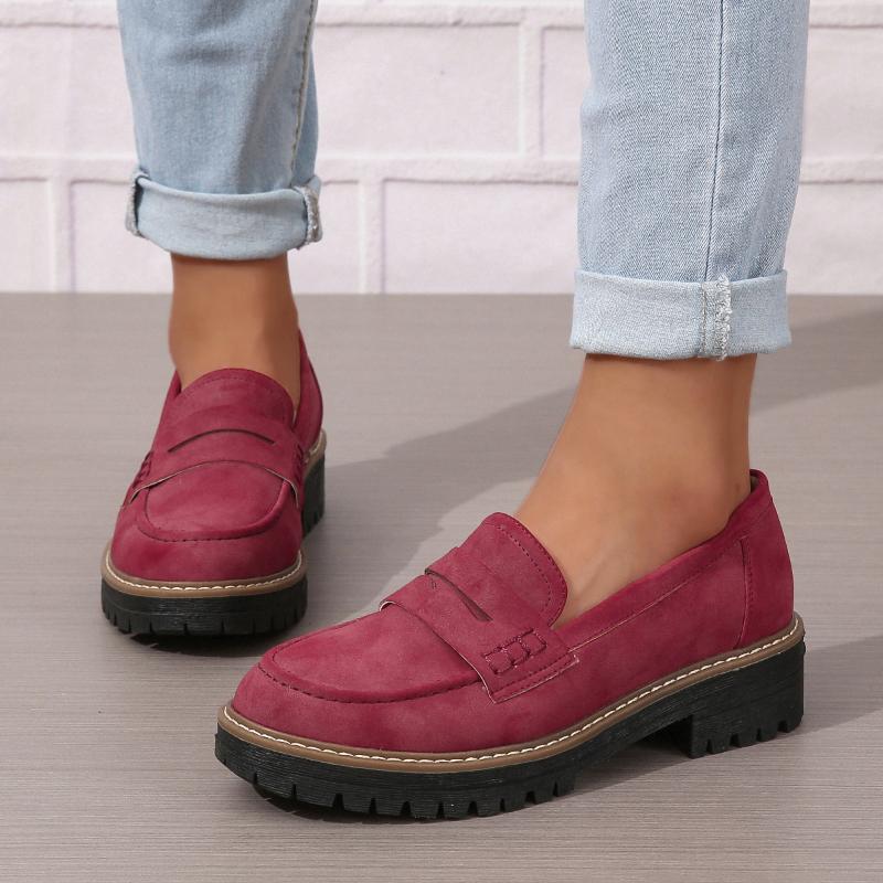 Bethan – Mocassins femme – chic avec semelle épaisse