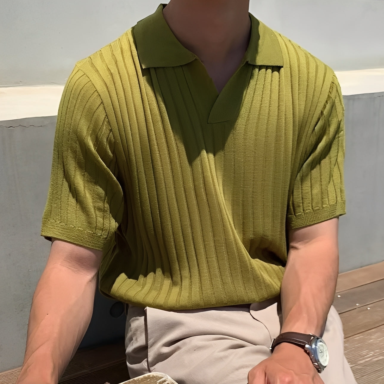 Melvin - Polo homme à manches courtes avec style décontracté