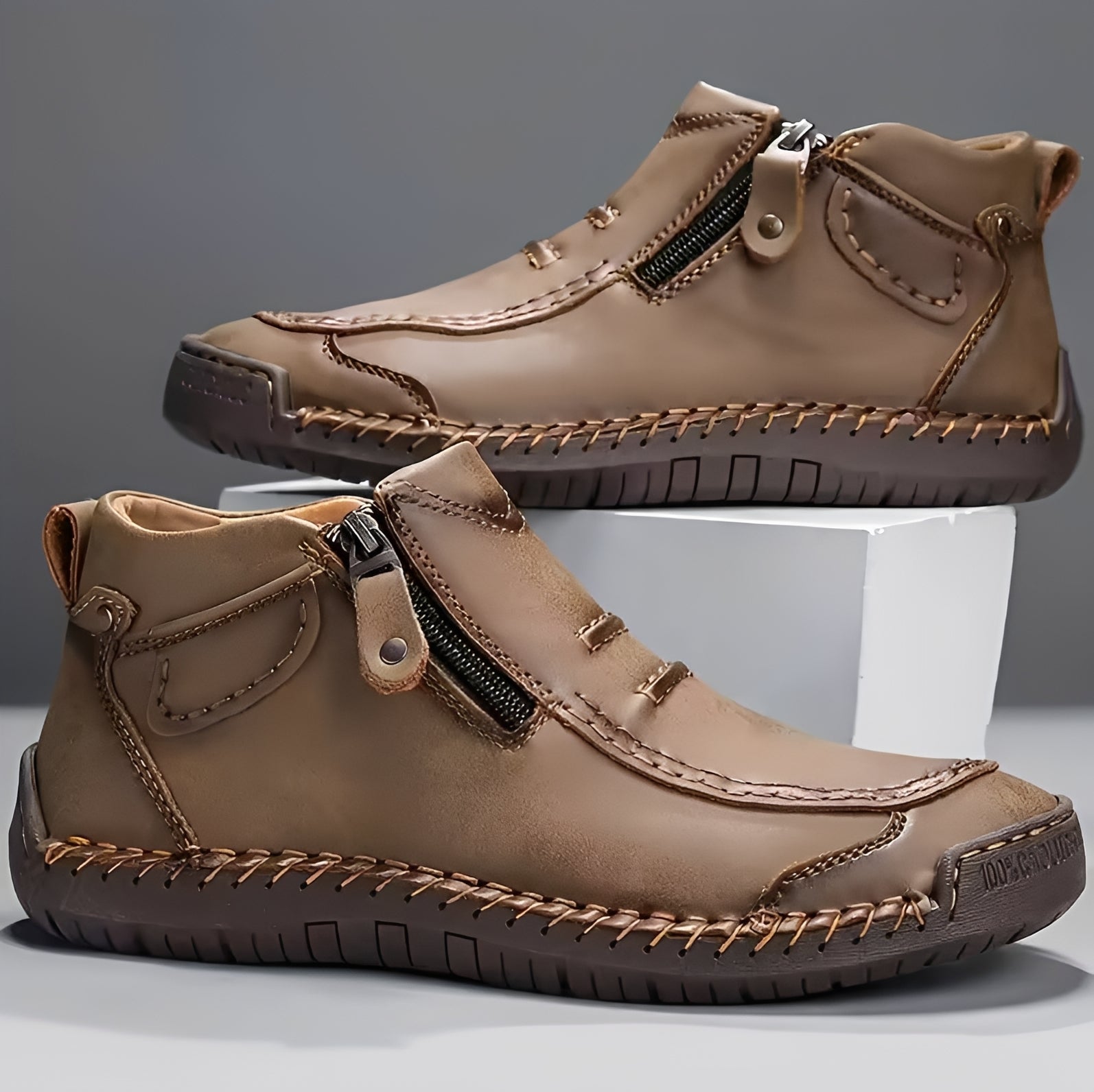 David - Chaussures avec fermeture éclair stylée