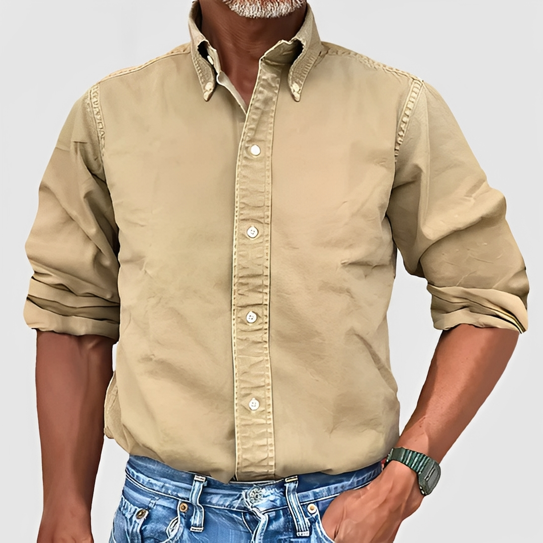 Erwan - Chemise homme classique à manches longues